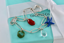 Load image into Gallery viewer, Tiffany &amp; Co. Elsa Peretti Gemstone Bracelet Lapis, Jade, Jasper &amp; Crystal
