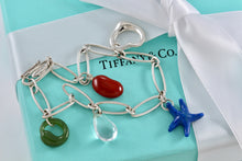 Load image into Gallery viewer, Tiffany &amp; Co. Elsa Peretti Gemstone Bracelet Lapis, Jade, Jasper &amp; Crystal
