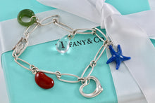 Load image into Gallery viewer, Tiffany &amp; Co. Elsa Peretti Gemstone Bracelet Lapis, Jade, Jasper &amp; Crystal
