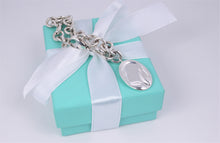 Load image into Gallery viewer, Tiffany &amp; Co. Elsa Peretti Silver Zodiac CANCER 10mm Link Bracelet
