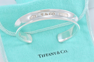 Tiffany & Co. 1837 Silver Wide Cuff Bracelet