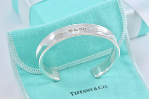 Tiffany & Co. 1837 Silver Wide Cuff Bracelet