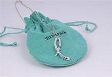 Load image into Gallery viewer, Tiffany &amp; Co. Elsa Peretti Silver Alphabet XL Letter &quot;L&quot; Pendant Necklace
