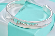 Load image into Gallery viewer, Tiffany &amp; Co. 1837 Silver Wide Cuff Bracelet
