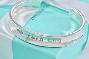 Tiffany & Co. 1837 Silver Wide Cuff Bracelet