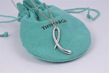 Load image into Gallery viewer, Tiffany &amp; Co. Elsa Peretti Silver Alphabet XL Letter &quot;L&quot; Pendant Necklace
