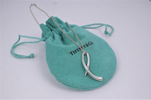 Load image into Gallery viewer, Tiffany &amp; Co. Elsa Peretti Silver Alphabet XL Letter &quot;L&quot; Pendant Necklace
