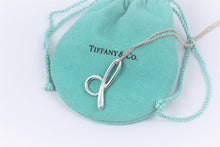 Load image into Gallery viewer, Tiffany &amp; Co. Elsa Peretti Silver Alphabet XL Letter &quot;D&quot; Pendant Necklace
