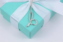 Load image into Gallery viewer, Tiffany &amp; Co. Elsa Peretti Silver Alphabet XL Letter &quot;D&quot; Pendant Necklace
