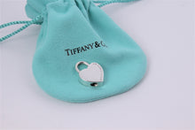 Load image into Gallery viewer, Tiffany &amp; Co. Silver &quot;Be Mine&quot; Heart Pendant Padlock Bracelet
