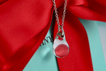 Load image into Gallery viewer, Tiffany &amp; Co. Elsa Peretti Silver Crystal Teardrop Pendant Necklace
