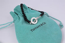 Load image into Gallery viewer, Tiffany &amp; Co. Silver Onyx Mini Ball Beaded Toggle Bracelet
