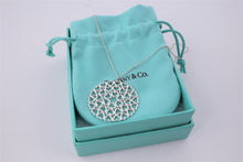 Load image into Gallery viewer, Tiffany &amp; Co. Paloma Picasso Silver Crown of Hearts Medallion Necklace
