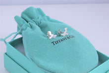 Load image into Gallery viewer, Tiffany &amp; Co. Paloma Picasso Silver Dove Wavy Stud Earrings
