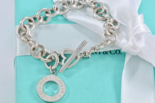 Load image into Gallery viewer, Tiffany &amp; Co. Silver Heart Cutout Charm Dual Toggle Bracelet
