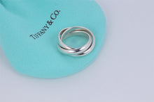 Load image into Gallery viewer, Tiffany &amp; Co. Paloma Picasso Silver Triple Interlocking Ring
