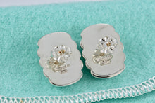 Load image into Gallery viewer, Tiffany &amp; Co. Silver Caterpillar Button Dome Earrings Vintage
