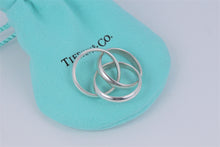 Load image into Gallery viewer, Tiffany &amp; Co. Paloma Picasso Silver Triple Interlocking Ring

