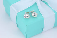 Load image into Gallery viewer, Tiffany &amp; Co. Elsa Peretti Silver Nugget Bean Stud Earrings
