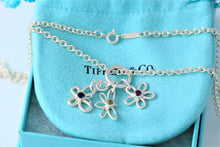 Load image into Gallery viewer, Tiffany &amp; Co. Nature Silver Gemstone Butterfly, Dragonfly and Flower Necklace
