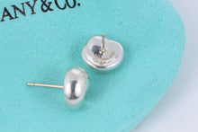 Load image into Gallery viewer, Tiffany &amp; Co. Elsa Peretti Silver Nugget Bean Stud Earrings

