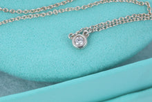Load image into Gallery viewer, Tiffany &amp; Co. Elsa Peretti Silver Diamonds By The Yard .05ct Necklace
