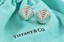 Load image into Gallery viewer, Tiffany &amp; Co. Silver Cone Swirl Stud 1999 Earrings
