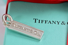 Load image into Gallery viewer, Tiffany &amp; Co. Silver &quot;Tiffany &amp; Co.&quot; Bar Pendant
