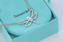 Load image into Gallery viewer, Tiffany &amp; Co. Nature Silver Large Dragonfly Double Chain Necklace
