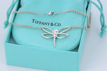 Load image into Gallery viewer, Tiffany &amp; Co. Nature Silver Large Dragonfly Double Chain Necklace
