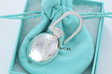 Load image into Gallery viewer, Tiffany &amp; Co. Silver Baseball Padlock Key Ring Keychain

