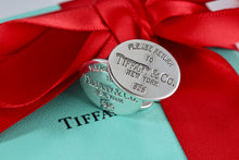 Load image into Gallery viewer, Return To Tiffany &amp; Co. Mens Silver Oval Cufflinks
