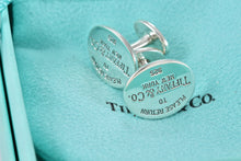 Load image into Gallery viewer, Return To Tiffany &amp; Co. Mens Silver Oval Cufflinks
