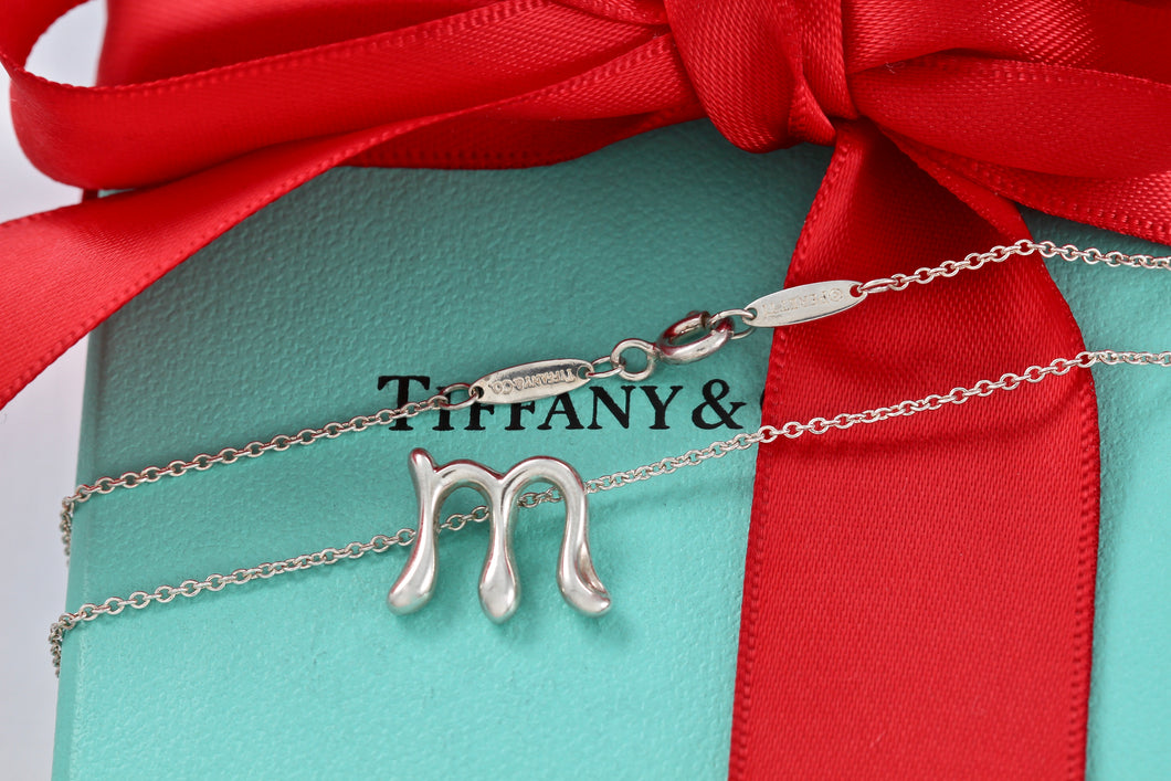 Tiffany & Co. Elsa Perett Silveri Alphabet Letter 