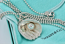 Load image into Gallery viewer, Tiffany &amp; Co. Mens Silver Baseball Glove Ball Beaded Chain Necklace
