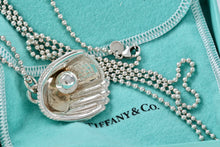 Load image into Gallery viewer, Tiffany &amp; Co. Mens Silver Baseball Glove Ball Beaded Chain Necklace
