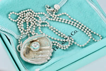 Load image into Gallery viewer, Tiffany &amp; Co. Mens Silver Baseball Glove Ball Beaded Chain Necklace
