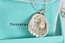 Load image into Gallery viewer, Tiffany &amp; Co. Mens Silver Baseball Glove Ball Beaded Chain Necklace
