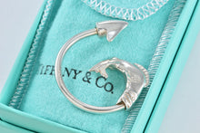 Load image into Gallery viewer, Tiffany &amp; Co. Silver Fish Hook Key Ring Keychain
