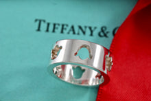 Load image into Gallery viewer, Tiffany &amp; Co. Nature Silver Flower Tulip Cutout Band Ring Sz. 5.5
