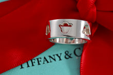 Load image into Gallery viewer, Tiffany &amp; Co. Nature Silver Flower Tulip Cutout Band Ring Sz. 5.5
