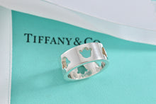 Load image into Gallery viewer, Tiffany &amp; Co. Nature Silver Flower Tulip Cutout Band Ring Sz. 5.5
