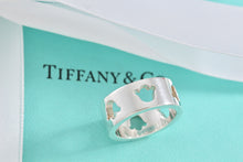 Load image into Gallery viewer, Tiffany &amp; Co. Nature Silver Flower Tulip Cutout Band Ring Sz. 5.5
