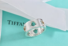 Load image into Gallery viewer, Tiffany &amp; Co. Nature Silver Flower Tulip Cutout Band Ring Sz. 5.5
