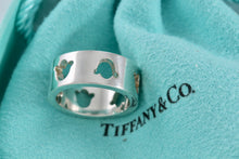 Load image into Gallery viewer, Tiffany &amp; Co. Nature Silver Flower Tulip Cutout Band Ring Sz. 5.5
