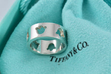 Load image into Gallery viewer, Tiffany &amp; Co. Nature Silver Flower Tulip Cutout Band Ring Sz. 5.5
