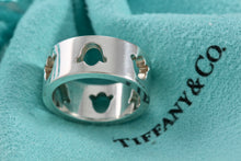 Load image into Gallery viewer, Tiffany &amp; Co. Nature Silver Flower Tulip Cutout Band Ring Sz. 5.5
