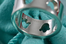 Load image into Gallery viewer, Tiffany &amp; Co. Nature Silver Flower Tulip Cutout Band Ring Sz. 5.5
