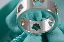 Load image into Gallery viewer, Tiffany &amp; Co. Nature Silver Flower Tulip Cutout Band Ring Sz. 5.5
