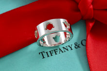 Load image into Gallery viewer, Tiffany &amp; Co. Nature Silver Flower Tulip Cutout Band Ring Sz. 5.5
